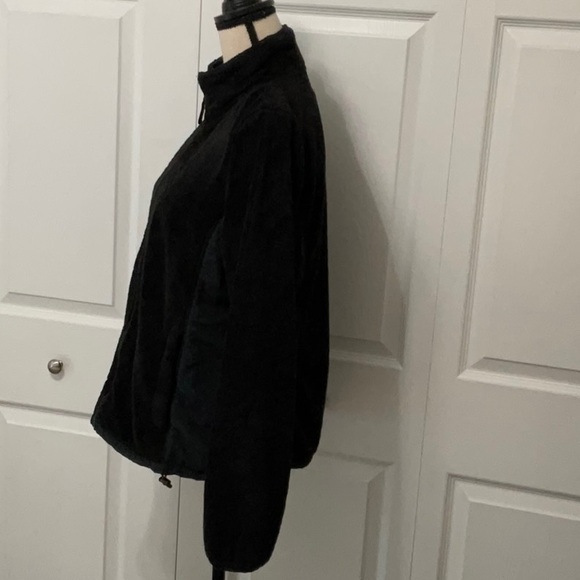 Aeropostale Full Zip Soft Fleece Jacket, XL, Black, Like New - Picture 3 of 9